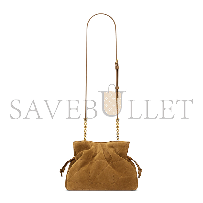 YSL JAMIE SHOULDER POUCH IN SUEDE 8627121U8P72916 (26*18*12.5cm)